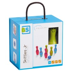 BS Toys 三色保齡球組, 適合3歲以上兒童, 木製, 手工打磨