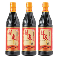 味王 婦友純釀造醬油, 780ml, 3瓶