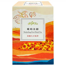 High Tea 伂橙 琥珀金韻 春摘大吉嶺茶, 2.5g, 10包, 1盒