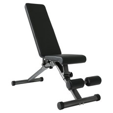 二合一健身椅 FL012, 優選皮革鋼材珍珠棉，承重300Kg, 1個, 黑色