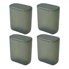 隨身小物收納盒 磨砂綠 PP材質 7.8x4.6x9.1cm, 35g, 4個