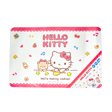 Hello Kitty 凱蒂貓 餐墊2個組 可愛卡通, 紅色, 44 x 29.5cm, 1組
