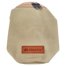 ShineTrip 山趣 高山罐收納包 小號, 卡其色, 1個