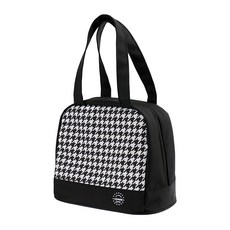 Botta Design 千鳥格便當袋, 1個, 黑色