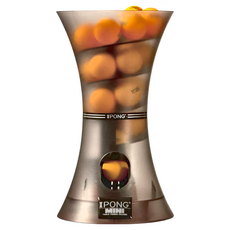 ipong Mini拋球發球機，輕便設計，免安裝，15秒自動發球，使用4顆AA電池, 18 x 31cm, 灰色, 1個