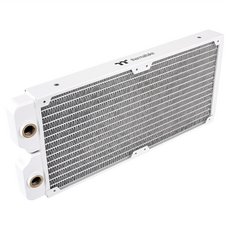 thermaltake 曜越 Pacific SR280 水冷銅冷排, 模組化設計, 高品質材料, 絕佳擴充性, CL-W381-CU00WT-A, 白色, 1個
