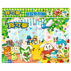 PoKeMoN 寶可夢 真歡樂拼圖 3歲以上, 1盒, 60片