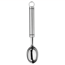 KitchenCraft 不鏽鋼 總長22.5cm 帶吊掛孔, 1支, 冰淇淋挖杓 銀色