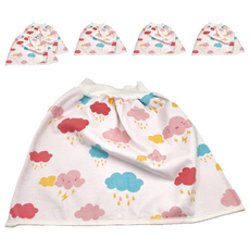 日本竹纖維, M(36 x 17cm), 繽紛雲朵裙, 6件