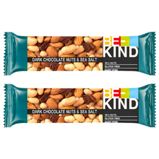 BE-KIND 堅果棒 海鹽黑巧克力風味 60%綜合果仁 高纖 不含人造色素/調味劑/防腐劑, 40g, 2條