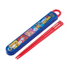 Skater 銀離子兒童筷子含收納盒, 收納盒(195 x 27 x 15mm) + 筷子(165mm), 汪汪隊, 1組