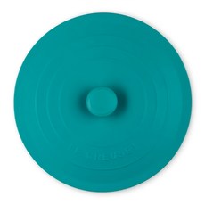 LE CREUSET 矽膠圓型保鮮蓋, 加勒比海藍, 1個