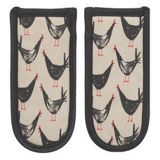 Now Designs 鍋把隔熱套, 黑羽雞, 2個