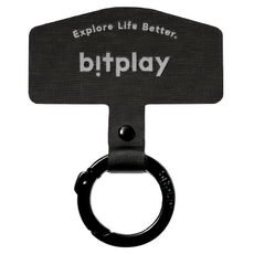 bitplay 掛繩通用墊片V2, 420D尼龍材質，堅固抗撕裂, 黑色, 1個