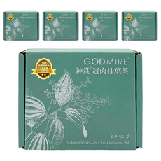 GODMIRE 神賞 冠肉桂葉茶 台灣肉桂葉 無添加 3.5g*12包*5盒