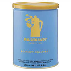 HAUSBRANDT 哥倫布極品咖啡豆, 250g, 1罐