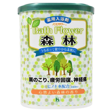 Bath Flower 溫泉入浴劑 森林香, 680g, 1罐