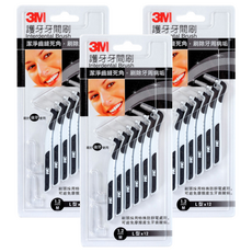 3M 護牙牙間刷L型 IBT12-12DL M, 1.2mm, 12支, 3組