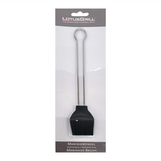 LOTUSGRILL 矽膠烤肉刷 23.5cm 耐熱-40°C至230°C 食品級安全材料, 灰色, 1支