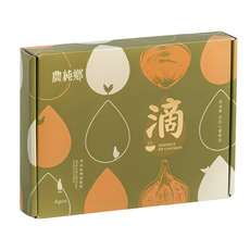 農純鄉 黑蒜蛤蜊滴雞精禮盒, 60ml, 6包, 1盒