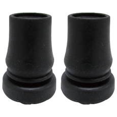 感恩使者 橡膠圓形腳套 拐杖或助行器用腳墊, 孔徑1.75cm 高5.16cm, 2個