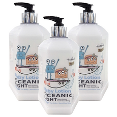 Hallmark 怪獸舒膚輕盈乳 清新海洋香, 適用於嬰兒/敏感肌膚, 600ml, 3瓶