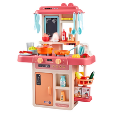 OhBabyLaugh 仿真廚房玩具, 粉色, 1組