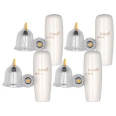 Goodly 顧得力 電動拔罐器 附拔罐杯 Set, 4個
