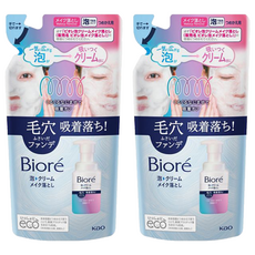 Biore 蜜妮 泡沫卸妝洗面乳補充包, 170ml, 2包