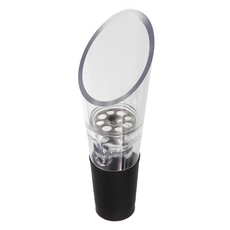 bargogo 巴果果 醒酒倒酒器, 亞克力+矽膠+不鏽鋼材質，扇形設計，食品級材質, 9.5cm, 1個