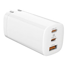 MCK 科技 65W 氮化鎵電源供應器, 白色, 1個