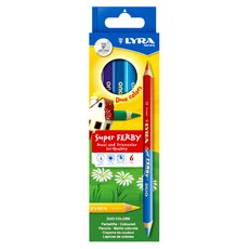 LYRA Super Ferby 三角雙頭彩色鉛筆 6支, 12色, 1盒