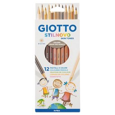 GIOTTO STILNOVO 膚色彩色鉛筆, 1盒, 12色