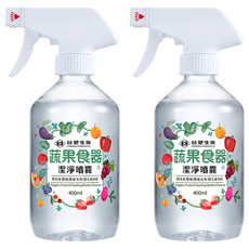台塑生醫 Dr's Formula 蔬果食器潔淨噴霧, 400ml, 2瓶