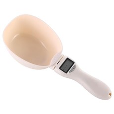 食材秤重大容量電子秤勺 白色 精準測量 廚房好幫手, 1個