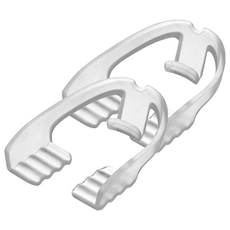 Neon 台灣霓虹 靜舒眠 防磨牙止鼾套, 透明色, 食品級EVA材質, 防止牙齒磨損, 提高睡眠品質, 防脫落設計, 配戴更穩定, 2個