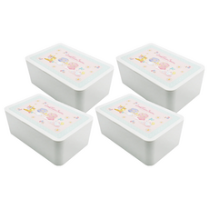 收納王妃 三麗鷗 濕紙巾盒, 雙子星野餐, 4個