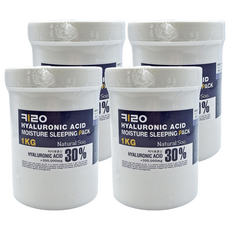 KIROCOS 玻尿酸保濕晚安面膜, 1kg, 4罐