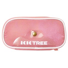 KOCOTREE 簡約大容量筆袋, 粉色 23.5x11.5x5.5cm 聚酯纖維 熱塑性聚胺酯, 1個