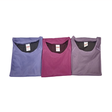 MI MI LEO 女款 國際時尚保暖內著 M 粉紫 桃紅 芋粉 3件組