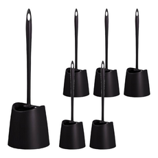 RIVER-GREEN 馬桶清潔刷 Set, 黑色, 6個