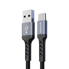 MUAMUA Type-C 高速充電線, 淺灰色, 1個, 5m