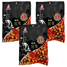 嘉禾牌 椒麻花生, 帶勁的香味, 保證吃了就上癮, 180g, 3包