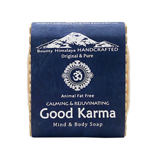 BOUNTY HIMALAYA 善緣好運 Good Karma 護膚養髮皂, 100g 尼泊爾喜馬拉雅, 舒緩呵護, 1入, 1個