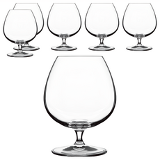 Luigi Bormioli 無鉛水晶 經典白蘭地杯 Cognac, 465ml, 6個