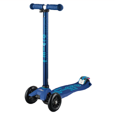 Micro Scooters Maxi Deluxe 兒童滑板車，適用年齡 5-12歲，最大承重 50kg, 2.5kg, 海軍藍, 1個