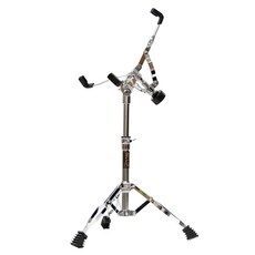 iCLIP STANDS 空靈鼓架 打點板架 SS-515 適用多種鼓 雙層X型三角支架 可調整角度和高度, 銀色, 1個