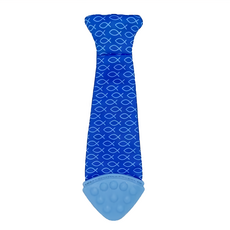Tasty Tie 寶寶固齒領帶 小魚 1個 - 柔軟安全，舒緩長牙不適, 19 x 6cm