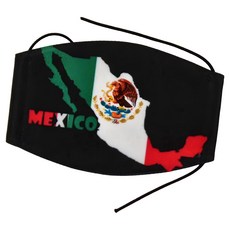 MI MI LEO 台灣製 世界國旗口罩10件組 500g, 20 x 11.5cm, 墨西哥地形款