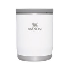 STANLEY 冒險系列 真空不鏽鋼食物罐 500ml 簡約白 台灣公司貨 保溫罐, 1個